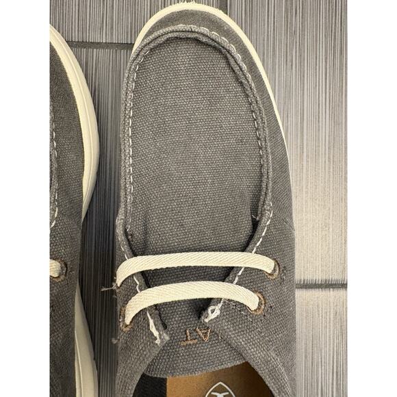 Ariat Kids Hilo Slip On Shoes Size 4C Washed Black Style 10040250 - Picture 5 of 13